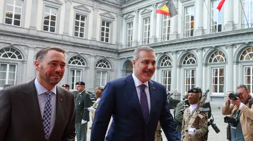 Brüksel'de kritik zirve: Bakan Fidan Belçikalı mevkidaşıyla bir araya geldi