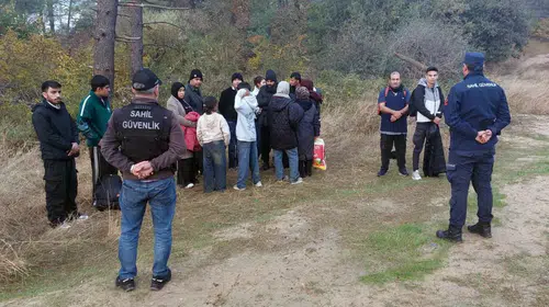 Enez sahilinde umuda yolculuk operasyonu: 18 kişi yakalandı