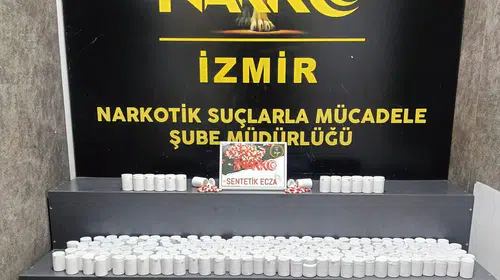 Torbalı'da narkotik operasyonu: Toprağın altına gizlenmiş binlerce hap bulundu