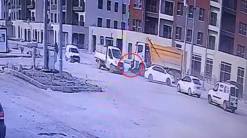 Hatay'daki feci kazanın güvenlik kamerası görüntüleri dehşeti gözler önüne serdi