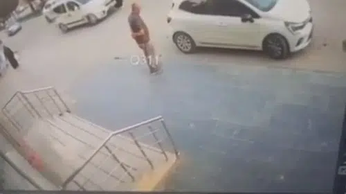 Samsun'da dehşet anları: Yaya geçidinde araba çarpan kadın ağır yaralandı