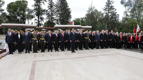 Kıbrıs'ta 29 Ekim coşkusu: Cumhuriyet'in 103'üncü yılı törenlerle kutlandı