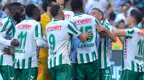 Konyaspor evinde hata yapmadı: Awaziem'in dublesiyle üç puanı kaptı