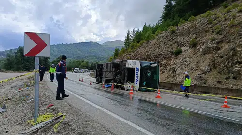 Isparta'da otobüs faciası: Yedek şoför hayatını kaybetti