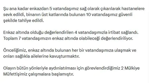 Maltepe'deki bina faciasında son durum: Bakan Çiftçi'den kritik açıklama