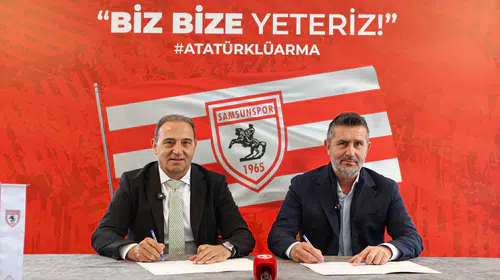 Samsunspor'da Nenad Bjelica dönemi resmen başladı: 2027'ye kadar imza
