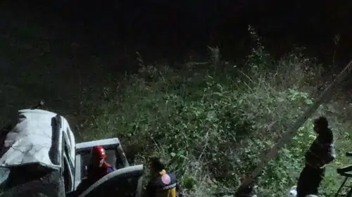 Araklı'da korkunç kaza: Bariyerleri aşan cip dere yatağına çakıldı