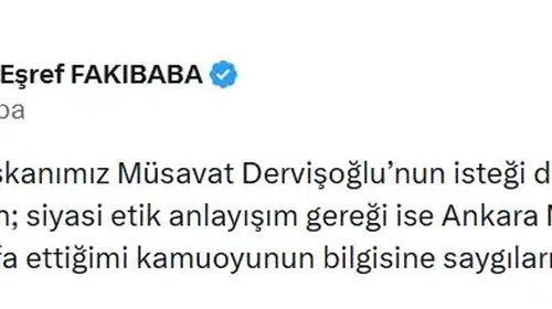 İYİ Parti'de 'Ne mutlu Türk'üm diyene' krizi: Ahmet Eşref Fakıbaba istifa etti