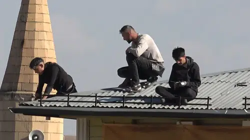 Sivas'ta yürekleri ağza getiren görüntü: Ölümle burun buruna çalıştılar