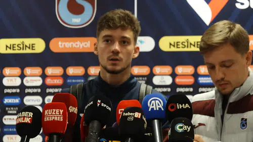 Trabzonspor'un yıldızı Muçi'den iddialı çıkış: Bu sezon hedefimiz büyük