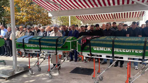 Bursa'da komşu dehşeti: Kara çifti son yolculuğuna uğurlandı