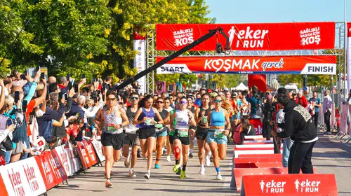 Bursa'da spor şöleni: 13. Eker I Run binlerce katılımcıyı buluşturdu