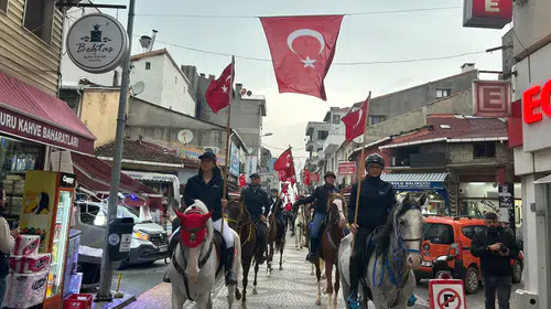 Kurtuluş Savaşı'nın lojistik hattında duygusal yolculuk: 50 atlı yola çıktı