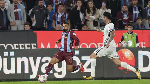 Trabzonspor evinde Beşiktaş'ı 2-0 mağlup etti