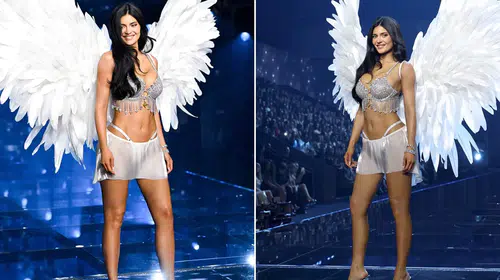 Kylie Jenner Victoria's Secret podyumunda: 50 milyon dolarlık Fantasy Bra'yı giydi