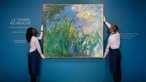 Claude Monet'nin ‘Iris’ tablosu 50 milyon avroya satıldı: Fransa'da müzayede rekoru