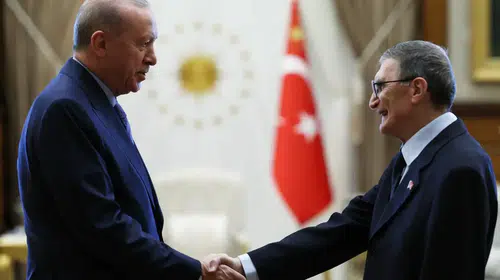 Cumhurbaşkanı Erdoğan, Nobel ödüllü bilim insanı Aziz Sancar’ı kabul etti