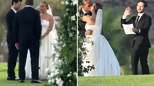 Tobey Maguire eski eşi Jennifer Meyer'in nikâhını kıydı