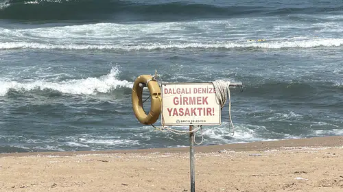 Bartın’da 11 plajda denize giriş üç gün yasak