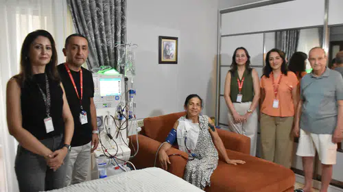 Sevgi Sapmaz’ın diyaliz tedavisi evine taşındı