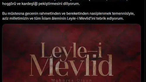 Emine Erdoğan'dan Mevlit Kandili paylaşımı: Merhamet ve kardeşlik vurgusu