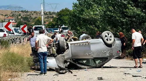 Tosya’daki kazada aynı aileden 3’ü çocuk 6 kişi yaralandı