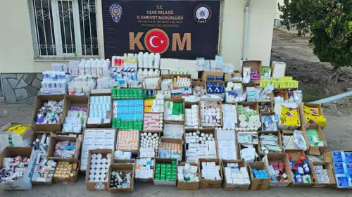 Uşak’ta tarihi geçmiş 5 bin 958 hayvansal ilaç bulundu