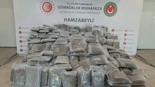 Hamzabeyli'de dev uyuşturucu operasyonu: 288 kilo esrar ele geçirildi