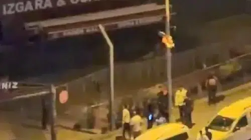 Esenyurt’ta yol ortasında darp kamerada