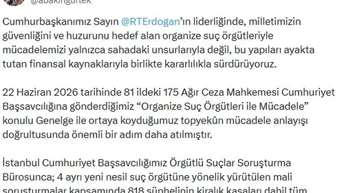 818 şüphelinin banka ve kripto varlıklarına el konuldu