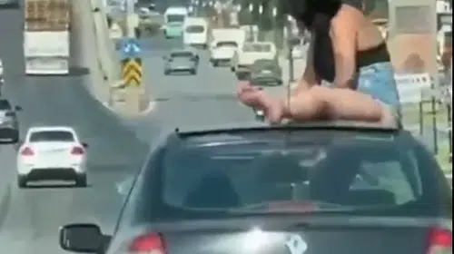 Salihli'de tehlikeli yolculuk: 2 kişi gözaltında