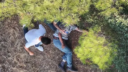 Dron teknolojisi ormanda kaybolan huzurevi sakinini kurtardı