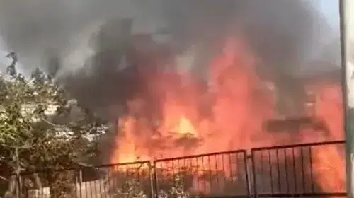 İzmir'de Müstakil Evde Feci Yangın