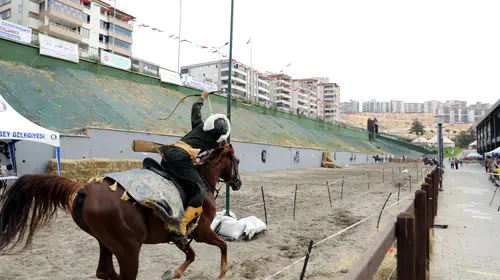 Atlı Okçuluk Türkiye Şampiyonası yarı finali Gaziantep’te yapıldı