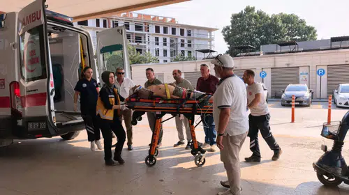 İnegöl'de ormanlık alanda traktör faciası