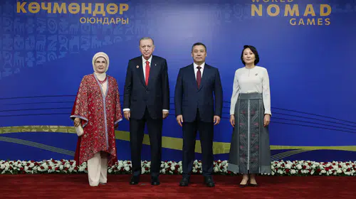Bişkek'te tarihi buluşma: Erdoğan göçebe kültürünün kalbinde