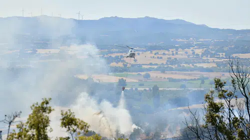 Çanakkale’de ormana sıçrayan yangın kontrol altında