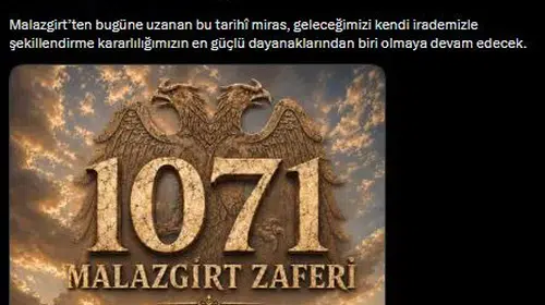 Malazgirt'in 955. yılında Anadolu'nun ebedi yurt oluşu vurgusu: Yılmaz'dan birlik mesajı