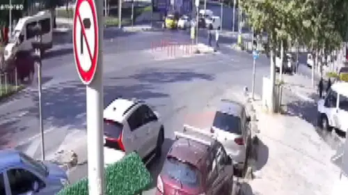 Sultangazi'de kazaya neden olan yaya olay yerinden uzaklaştı