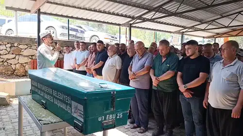 Yedigöze İçme Suyu Projesi göçüğünde hayatını kaybeden işçi defnedildi