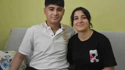 Manisa'da lösemiye karşı kardeş dayanışması: Ablanın iliği Şehmus'a can verdi