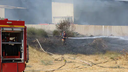 Manisa Turgutlu'da ot yangını kağıt fabrikasına sıçradı: 2 kişi dumandan etkilendi