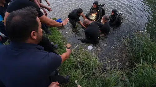 Van'da piknik kabusu: Baba, akıntıya kapılan oğlunu kurtardı, kendi hayatını kaybetti