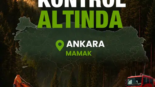 Mamak'ta 8 saat süren yangın: Ekiplerin gece seferberliği sonuç verdi