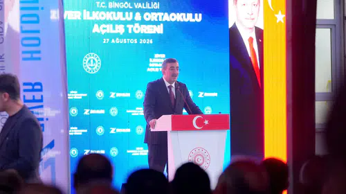Bingöl'de depremin izleri siliniyor: Yeni okul binası 110 öğrenciye kapılarını açtı