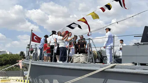 TCG Enez Tekirdağ'da ziyaretçilerini ağırlıyor