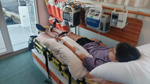 Kalp rahatsızlığı apandisit ameliyatını riskli kıldı: Leros'tan Bodrum'a deniz ambulansıyla sevk