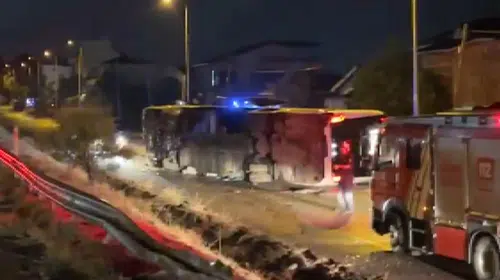 İstanbul'da Servis Faciası: Kask Kamerası O Anları Saniye Saniye Kaydetti