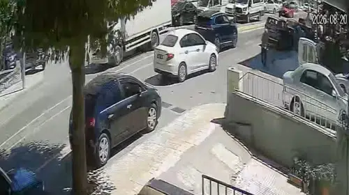 Çorum'da Belediye Başkanı Aşgın'ın aracı kazaya karıştı