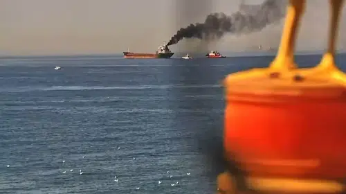 Panama bayraklı yük gemisi boğaz girişinde arızalandı